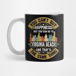 Virginia Beach City Virginia State USA Flag Native American Mug
